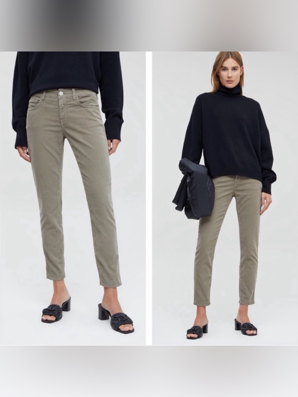 Closed Grey Corduroy Baker Pants